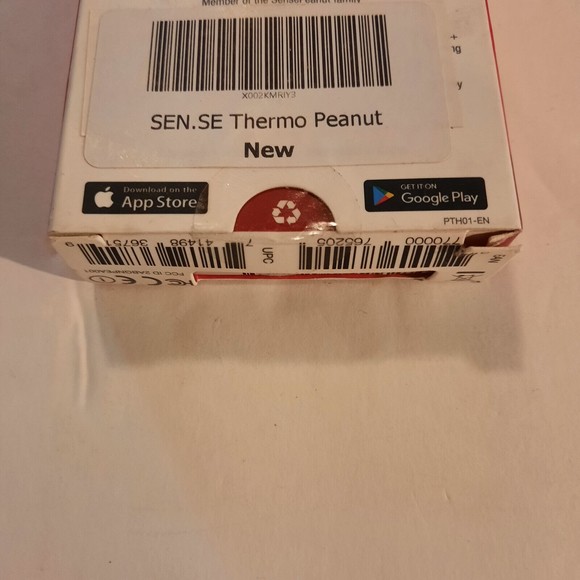 Sense ThermoPeanut Wireless Thermometer - Red, Bluetooth, Energy Savings, FS - Picture 5 of 15